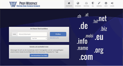 Desktop Screenshot of profi-webspace.com